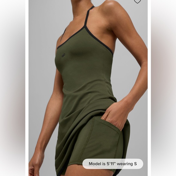 ALO NWT Softsculpt Halter Tennis Dress - Picture 2 of 4